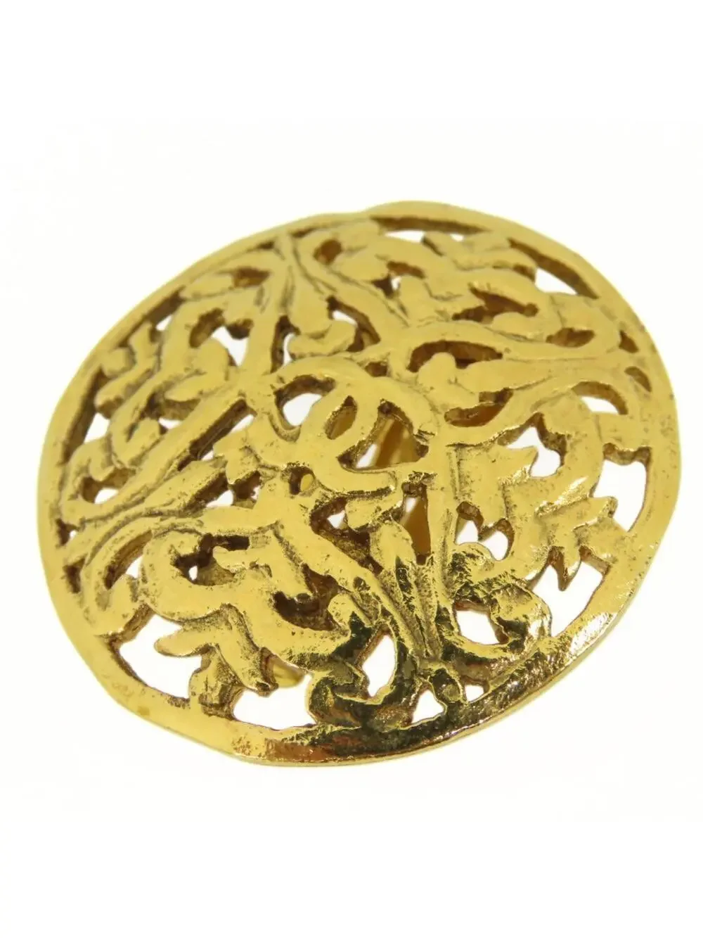 Chanel Cc Logo Clip-On Earrings Gold- #299412C68B